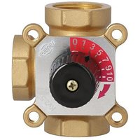 3-Wege-Messing-Mischer Easyflow Typ 3I für Heizung - DN25 - 3 x 1'' IG - Kvs-Wert 9,0 von EVENES®
