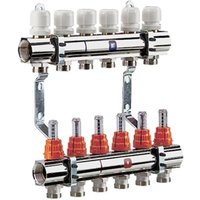 Evenes ® - Edelstahl Heizkreisverteiler mit Durchflussmesser Fußbodenheizung Heizung 3 von EVENES®