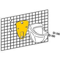 Urinal-Schallschutzset bis 630 mm, best. aus Schalldämmprofil 5 mm stark (geklappte Ausführung) von EVENES®