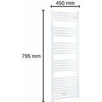 Evenes Bad- und Handtuch-Heizkörper gerade Typ Jessica 795X450 mm weiß Heizkörper von EVENES®