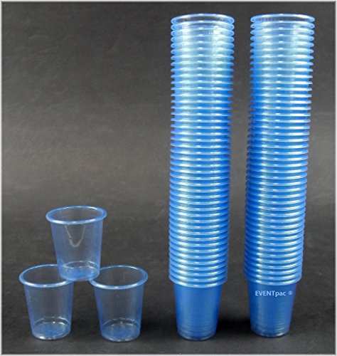 455 Medikamentenbecher blau / hellblau 2cl - 3cl Einweg von EVENTpac