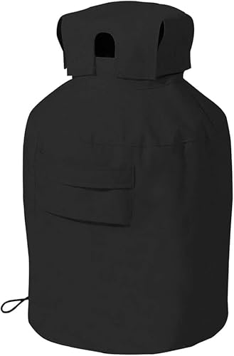 1 x 9 kg Propangas-Tankabdeckung, 35,6 x 53,3 cm, Wohnmobil-Propangas-Tankabdeckung, strapazierfähig, wasserdicht, schwarz, verschönert den Tankzylinder, Reiseanhänger, winddicht 1 x 9 kg Propangas-Tankabdeckung, 35,6 x 53,3 cm, Wohnmobil-Propangas-Tankabdeckung, strapazierfähig, wasserdicht, schwarz, verschönert den Tankzylinder, Reiseanhänger, winddicht von EVERDIJ