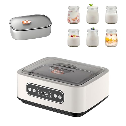 Joghurtbereiter mit einstellbarer Temperatur, 1,7 l von EVERDIJ