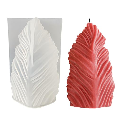 Seifenform mit Korallenblättern, 3D-Silikonform für Harzguss und Kerzenherstellung von EVERELAM