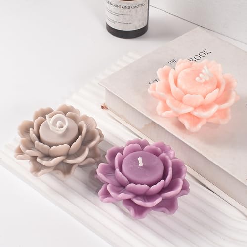 Silikon-Lotusblumen-Form – Silikonharz-Gussformen für Kerzen, Harz und Seife, Bastelbedarf Silikon-Lotusblumen-Form – Silikonharz-Gussformen für Kerzen, Harz und Seife, Bastelbedarf von EVERELAM