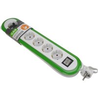 GAO - 6-fach Schutzkontakt Steckdosenleiste mit Schalter Meridian Line grün GAO - 6-fach Schutzkontakt Steckdosenleiste mit Schalter Meridian Line grün von GAO