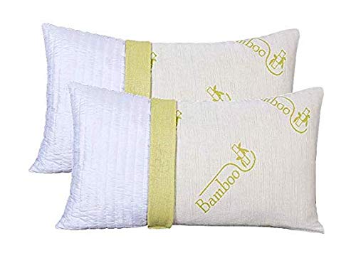 EVERGREENWEB 2er-Set Pack Kissen 40x70 cm aus Memory Flocken und Bambus Faser Für Betten und Sofas, Weiche Polsterung, SUPERANGEBOT, Geeignet gegen Nacken- und Rückenschmerzen, Zertifikat Oeko-TEX® EVERGREENWEB 2er-Set Pack Kissen 40x70 cm aus Memory Flocken und Bambus Faser Für Betten und Sofas, Weiche Polsterung, SUPERANGEBOT, Geeignet gegen Nacken- und Rückenschmerzen, Zertifikat Oeko-TEX® von EVERGREENWEB MATERASSI & BEDS