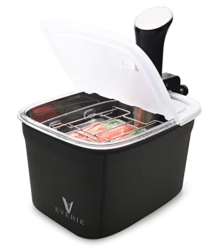 EVERIE Sous-Vide-Behälter mit klappbarem Scharnierdeckel und Behälterhülse, kompatibel mit Anova Nano AN400 und AN500-US00 und Mini- und Instant Pot Sous-Vide-Kocher, KIT-1202-NANO EVERIE Sous-Vide-Behälter mit klappbarem Scharnierdeckel und Behälterhülse, kompatibel mit Anova Nano AN400 und AN500-US00 und Mini- und Instant Pot Sous-Vide-Kocher, KIT-1202-NANO von EVERIE