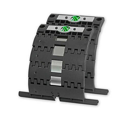 2 Hochschiebesicherungen,SecuBlock XL rapid', feste Wellenverbinder, Einbruch hemmend, 3-gliedrig, geeignet für Kastentiefe 200-250 mm, von EVEROXX® von EVEROXX