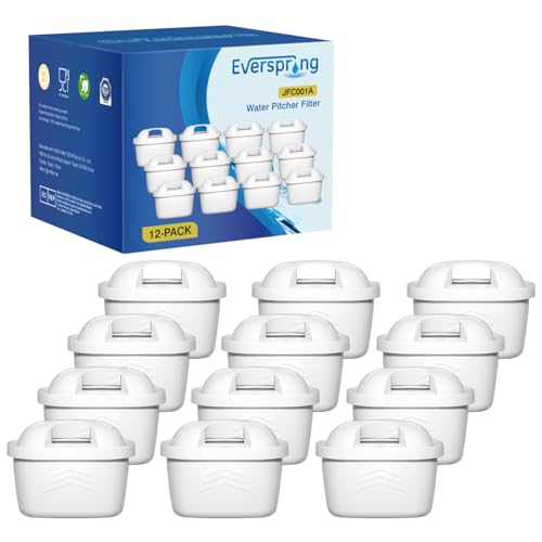 EVERSPRING Wasserfilter Kompatibel mit Brita Maxtra+, Maxtra Plus,Mavea,Anna Duomax,12 Stück von EVERSPRING