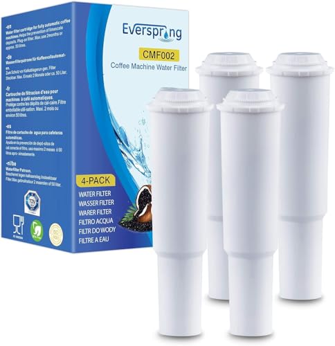 EVERSPRING Kaffeefilter Kompatibel mit Jura White 60209 68739 62911, einschließlich verschiedener Modelle von Nespresso 4 Stück (Rechnung verfügbar) von EVERSPRING