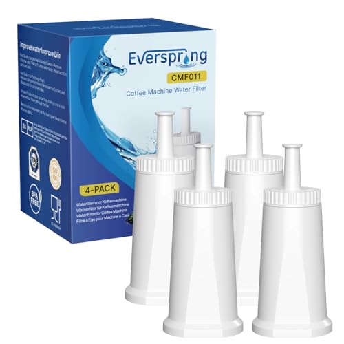 EVERSPRING Wasserfilter Kaffeevollautomat für Sage Barista SES008 SES810 SES880 SES920 SES980 SES990 Kaffeevollautomaten,NSF-zertifizierter,4 stück von EVERSPRING