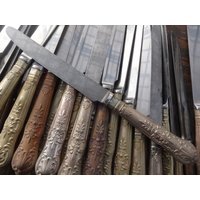Vintage Englisch Sheffield Made Unfertige Königinnen Großes Abendessen Messer Besteck Preis Einzeln C1960Er Jahre/Eve Von Europa von EVEofEurope