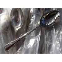 Vintage Englisch Sheffield Made Unfertige Reed & Ribbon Kleiner Teelöffel Besteck Silber Preis Einzeln C1960Er Jahre/Eve von EVEofEurope