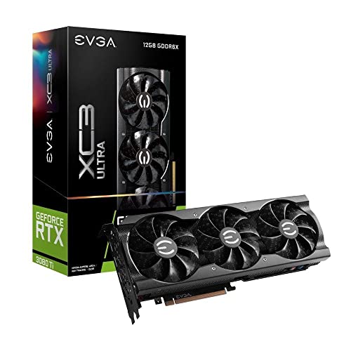 EVGA GeForce RTX 3080 Ti XC3 ULTRA GAMING, 12G-P5-3955-KR, 12GB GDDR6X, iCX3 Cooling, ARGB LED, Metal Backplate von EVGA