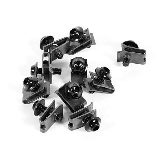 16MM Motorrad Verkleidungsschrauben-Set aus Aluminium, M5 Bolzen mit Speed Clips, korrosionsbeständig, universell für Motorräder & Roller 16MM Motorrad Verkleidungsschrauben-Set aus Aluminium, M5 Bolzen mit Speed Clips, korrosionsbeständig, universell für Motorräder & Roller von EVGATSAUTO