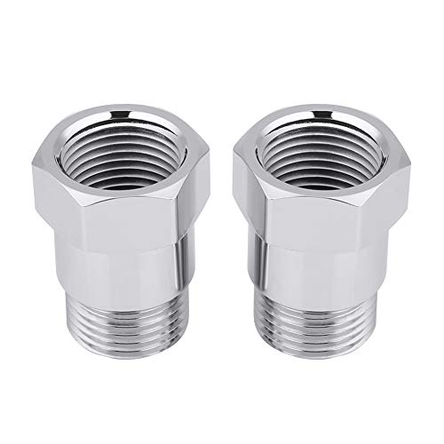 2Pcs Sauerstoffsensor Adapter 32mm M18 * 1,5 O2 Sauerstoffsensor Extender Extension Spacer Bungs Adapter Silber 2Pcs Sauerstoffsensor Adapter 32mm M18 * 1,5 O2 Sauerstoffsensor Extender Extension Spacer Bungs Adapter Silber von EVGATSAUTO