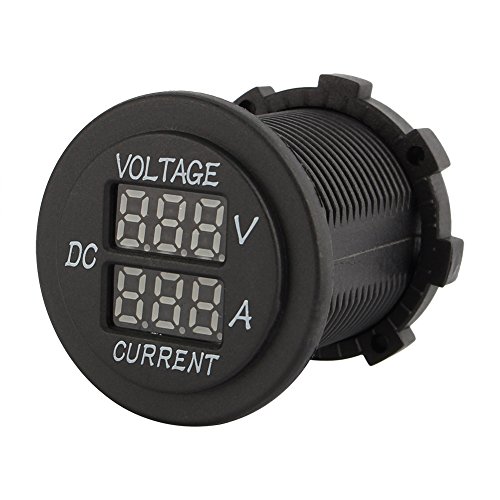 Digital Voltmeter, DC 12-24 V Dual Digital Voltmeter Amperemeter Amp Voltmeter Gauge Auto Motorra Digital Voltmeter, DC 12-24 V Dual Digital Voltmeter Amperemeter Amp Voltmeter Gauge Auto Motorra von EVGATSAUTO
