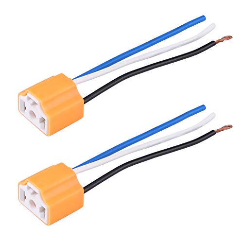 2x Keramik H4 Steckverbinder 9003/HB2 Steckdose Adapter für Scheinwerfer - Weibliche Buchse, hitzebeständig, 12V (2-teilig) 2x Keramik H4 Steckverbinder 9003/HB2 Steckdose Adapter für Scheinwerfer - Weibliche Buchse, hitzebeständig, 12V (2-teilig) von EVGATSAUTO
