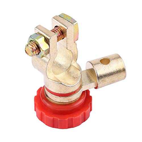 Universal Auto Auto Batterie Link Terminal Cut Off Schalter Master Trenn Isolator für die Meisten Batterien bei 12 V (Rot) von EVGATSAUTO