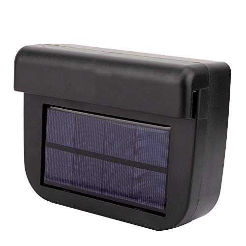 solarlüfter Auto Air Vent Cooling Kühlgebläse, 12v Ventilator für hundebox ABS Material Auto Solar Power Auto Air Vent Kühlung Belüftungssystem Heizung Abluftventilator von EVGATSAUTO