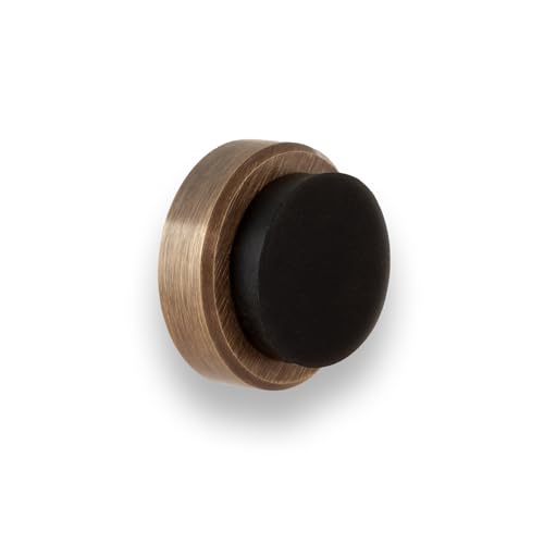EVI Hardware | Selbstklebende Türstopper | Wand- / Griffmontage | 24 x 14 mm | Diskrete Größe | Messing-Leder-Finish | Inklusive Schraube + Befestigungsdübel | I-205/24-CU EVI Hardware | Selbstklebende Türstopper | Wand- / Griffmontage | 24 x 14 mm | Diskrete Größe | Messing-Leder-Finish | Inklusive Schraube + Befestigungsdübel | I-205/24-CU von EVI Herrajes