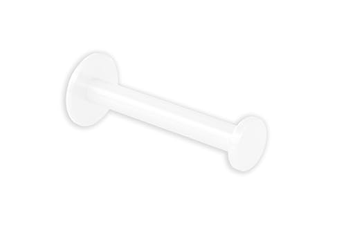 EVI Herrajes Toilettenpapierhalter | selbstklebend oder schraubbar | Edelstahl weiß lackiert | Modell 050PR1DUALBL EVI Herrajes Toilettenpapierhalter | selbstklebend oder schraubbar | Edelstahl weiß lackiert | Modell 050PR1DUALBL von EVI Herrajes