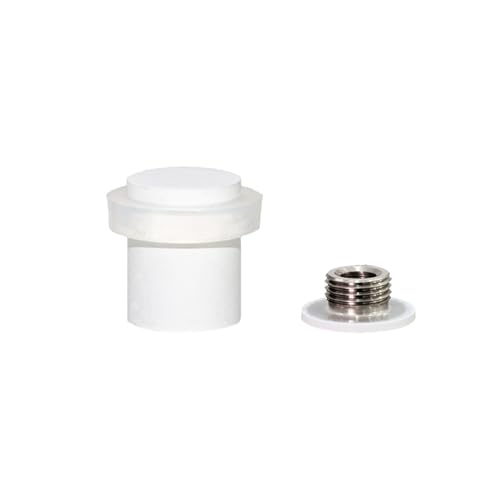 EVI Herrajes | Türstopper aus Weiss lackiertem Edelstahl | Ø24x30mm | Gewindebasis | Weiss Natursilikonkautschuk| inkl. Schraube + Klemmdübel | I-181 EVI Herrajes | Türstopper aus Weiss lackiertem Edelstahl | Ø24x30mm | Gewindebasis | Weiss Natursilikonkautschuk| inkl. Schraube + Klemmdübel | I-181 von EVI Herrajes