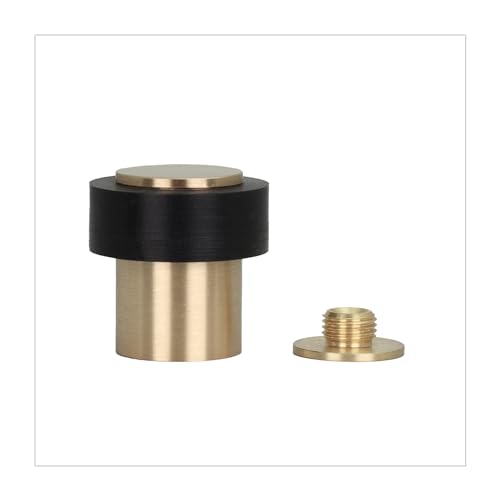 EVI Herrajes | Türstopper aus Messing | Ø24x35mm | Gewindebasis | Schwarz Natursilikonkautschuk| inkl. Schraube + Klemmdübel | I-180 EVI Herrajes | Türstopper aus Messing | Ø24x35mm | Gewindebasis | Schwarz Natursilikonkautschuk| inkl. Schraube + Klemmdübel | I-180 von EVI Herrajes