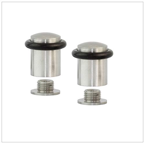 EVI Herrajes | 2er Set -Türstopper Edelstahl Boden |Ø20x29mm| Gewindebasis | Schwarzer Natursilikonkautschuk | inkl. Schraube + Klemmdübel | I-159 EVI Herrajes | 2er Set -Türstopper Edelstahl Boden |Ø20x29mm| Gewindebasis | Schwarzer Natursilikonkautschuk | inkl. Schraube + Klemmdübel | I-159 von EVI Herrajes