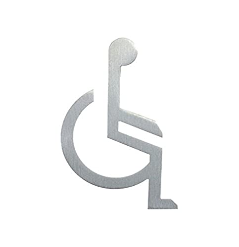 EVI herrajes 662/100 – Signo Tür Panel Behinderte Personen, Finish matt Inox (Edelstahl) von EVI Herrajes