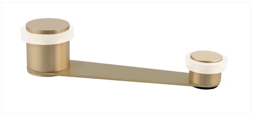 EVI Herrajes | Drehbarer Türstopper für Türen bis 70 mm -Matt Finish | Weiss Natursilikonkautschuk | Doppelmontage - Kleben mit Schraube - inkl. Schraube + Klemmdübel | I-152 von EVI Herrajes