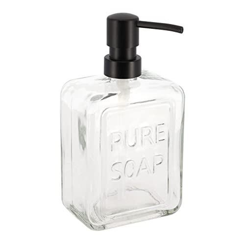 Seifenspender aus Glas Pure soap 550 ml - transparent - Tendance von EVIDECO