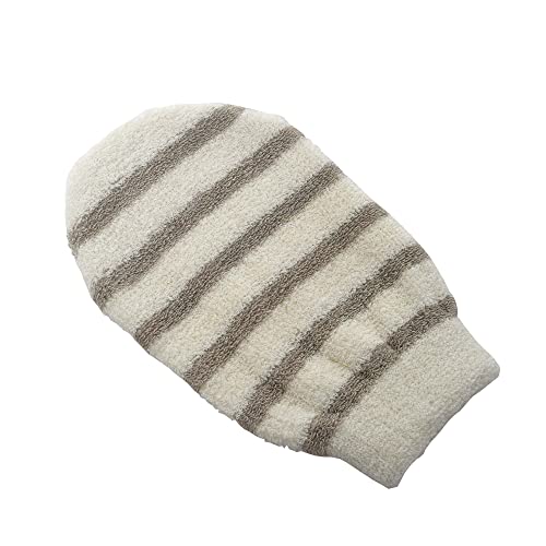 WASCHHANDSCHUH AUS LEINEN UND BAUMWOLLE - CREME TAUPE von EVIDECO