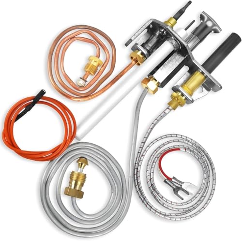 EVIMOTAL Erdgas-Pilot-Baugruppe passend für Heizkörper und Heat-n-Glo Gaskamine 25660/4021-732 von EVIMOTAL