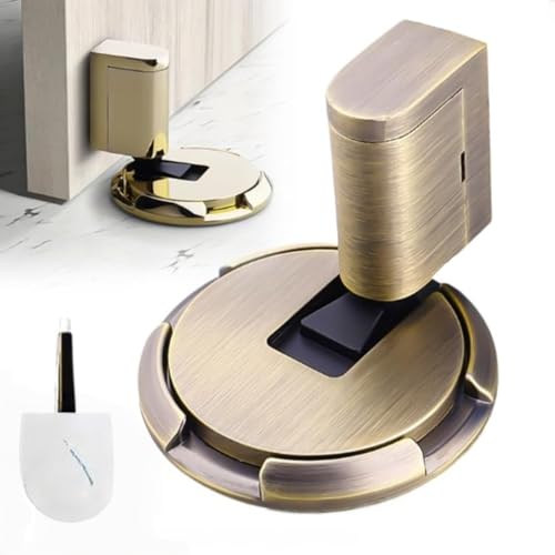 Türstopper Boden Typ 2025 Neu Magnetischer Türkeil Türstopper Wandtürgriff(1 Bronze) von EVIRNFVEQ