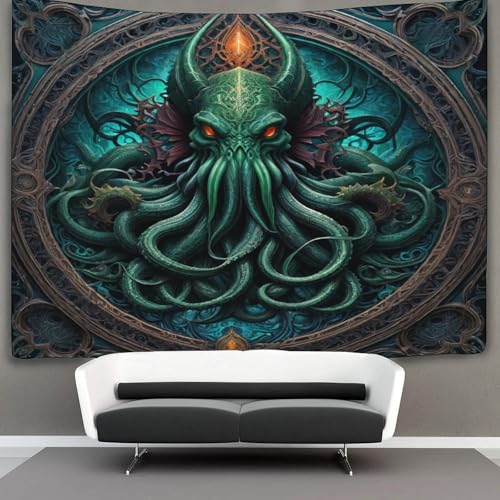 EVMILA 3D Cthulhu.kgm Wandteppich Heimdekoration Bettwäsche Poster Wandkunst Tapisserie Wandbehang Polyester Für Kinder Jungen Mädchen Schlafzimmer Wohnzimmer 150cmx200cm EVMILA 3D Cthulhu.kgm Wandteppich Heimdekoration Bettwäsche Poster Wandkunst Tapisserie Wandbehang Polyester Für Kinder Jungen Mädchen Schlafzimmer Wohnzimmer 150cmx200cm von EVMILA