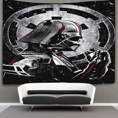 EVMILA 3D Krieg der Sterne Wandteppich Heimdekoration Bettwäsche Poster Wandkunst Darth Vader Tapisserie Wandbehang Polyester Für Kinderzimmer Wohnzimmer Schlafsaal Vorhang 150cmx200cm von EVMILA