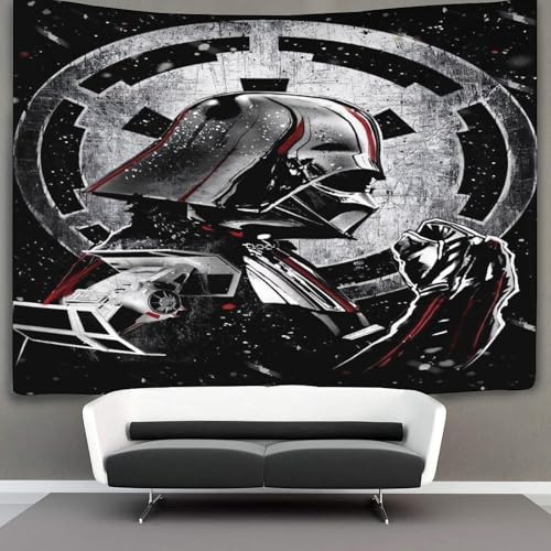 EVMILA 3D Star Wars Wandteppich Heimdekoration Bettwäsche Poster Wandkunst Darth Vader Tapisserie Wandbehang Polyester Für Kinder Jungen Mädchen Schlafzimmer Wohnzimmer 180cmx230cm von EVMILA