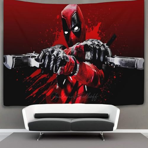 EVMILA 3D Totes Schwimmbad Deadpool Wandteppich Heimdekoration Bettwäsche Poster Wandkunst Tapisserie Wandbehang Polyester Für Wohnzimmer Schlafzimmer Schlafsaal Deko 130cmx150cm EVMILA 3D Totes Schwimmbad Deadpool Wandteppich Heimdekoration Bettwäsche Poster Wandkunst Tapisserie Wandbehang Polyester Für Wohnzimmer Schlafzimmer Schlafsaal Deko 130cmx150cm von EVMILA