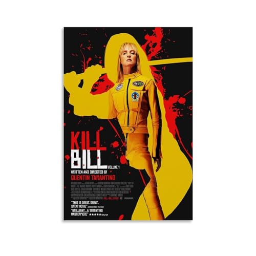 EVMILA KILL BILL Poster, dekoratives Gemälde, Leinwand-Wandposter und Kunstdruck, modernes Familienschlafzimmer-Dekor-Poster, 40 x 60 cm von EVMILA