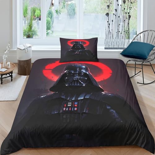 EVMILA Krieg der Sterne 3D Gedruckter Darth Vader Für Kinder Mädchen Jungen Bettwäschegarnitur Bettbezug Set Bettwäsche Und Kissenbezüge Reissverschluss Weich Microfaser 2 Teilig Single(135x200cm) EVMILA Krieg der Sterne 3D Gedruckter Darth Vader Für Kinder Mädchen Jungen Bettwäschegarnitur Bettbezug Set Bettwäsche Und Kissenbezüge Reissverschluss Weich Microfaser 2 Teilig Single(135x200cm) von EVMILA