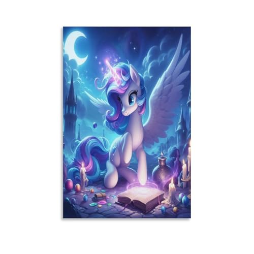 EVMILA Mein kleines Pony Poster Wallscroll Wandbanner Für Regenbogen-Einhorn Dekorative Rollbild Wandbild Stoff Poster Anime Leinwand Wandkunst Wand-Deko Leinwandbilder Ölgemälde 24x36inch(60x90cm) EVMILA Mein kleines Pony Poster Wallscroll Wandbanner Für Regenbogen-Einhorn Dekorative Rollbild Wandbild Stoff Poster Anime Leinwand Wandkunst Wand-Deko Leinwandbilder Ölgemälde 24x36inch(60x90cm) von EVMILA