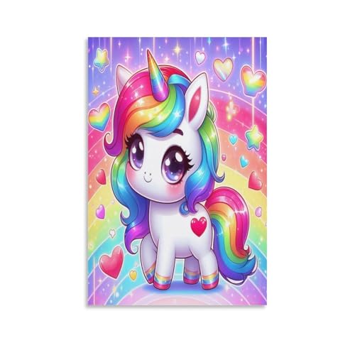 EVMILA Mein kleines Pony Poster Wallscroll Wandbanner Für Regenbogen-Einhorn Dekorative Rollbild Wandbild Stoff Poster Anime Leinwand Wandkunst Wand-Deko Leinwandbilder Ölgemälde 20x30inch(50x75cm) EVMILA Mein kleines Pony Poster Wallscroll Wandbanner Für Regenbogen-Einhorn Dekorative Rollbild Wandbild Stoff Poster Anime Leinwand Wandkunst Wand-Deko Leinwandbilder Ölgemälde 20x30inch(50x75cm) von EVMILA
