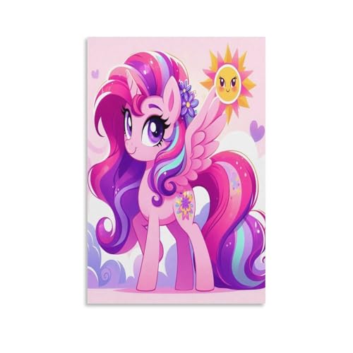 EVMILA Mein kleines Pony Poster Wallscroll Wandbanner Für Regenbogen-Einhorn Dekorative Rollbild Wandbild Stoff Poster Anime Leinwand Wandkunst Wand-Deko Leinwandbilder Ölgemälde 20x30inch(50x75cm) EVMILA Mein kleines Pony Poster Wallscroll Wandbanner Für Regenbogen-Einhorn Dekorative Rollbild Wandbild Stoff Poster Anime Leinwand Wandkunst Wand-Deko Leinwandbilder Ölgemälde 20x30inch(50x75cm) von EVMILA