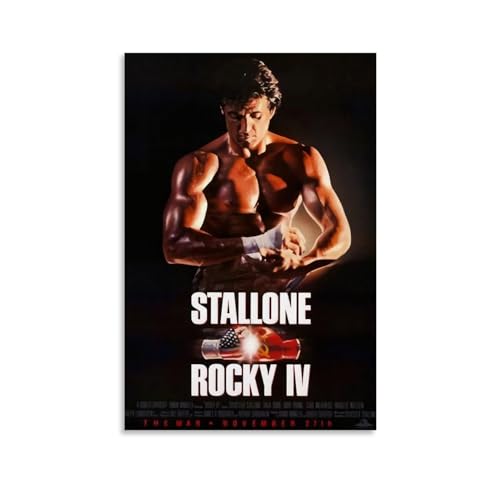 EVMILA Rocky (Sylvester Stallone) Box-Film-Poster, dekoratives Gemälde, Leinwand-Wandposter und Kunstdruck, modernes Familienschlafzimmer-Dekor-Poster, 20 x 30 cm von EVMILA