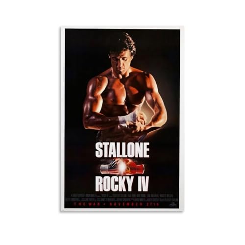 EVMILA Rocky (Sylvester Stallone) Box-Film-Poster, dekoratives Gemälde, Leinwand-Wandposter und Kunstdruck, modernes Familienschlafzimmer-Dekor-Poster, 20 x 30 cm von EVMILA