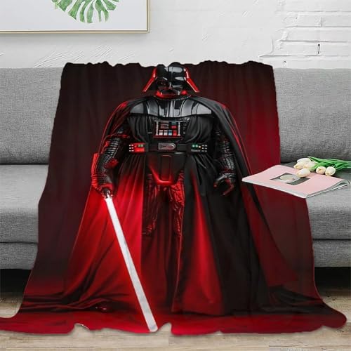Krieg der Sterne Fleecedecke Wohndecken Couchdecke 3D Druck Darth Vader Sofadecke Kuscheldecke Weichen Flauschig Bett Decken Flauschig Warm Tagesdecke Für Mädchen Jungen 60x80inch(150x200cm) von EVMILA