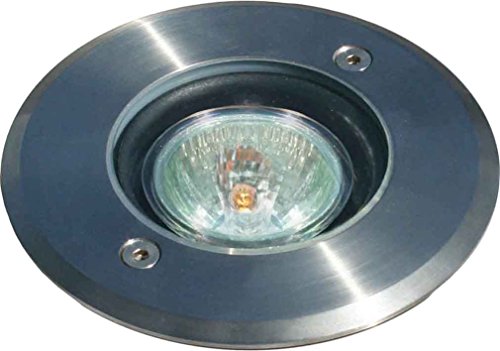 EVN 679235 LED-Boden-Einbauleuchte GU10 Hochvolt-Halogenlampe Edelstahl von EVN Elektro