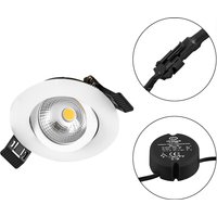 EVN Lichttechnik LED-Einbauleuchte 230V 830, dim., ws S060102 von EVN Lichttechnik